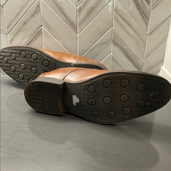 Clark’s Men's Brown Leather Slip-On Shoes-size 9 - Picture 3 of 7